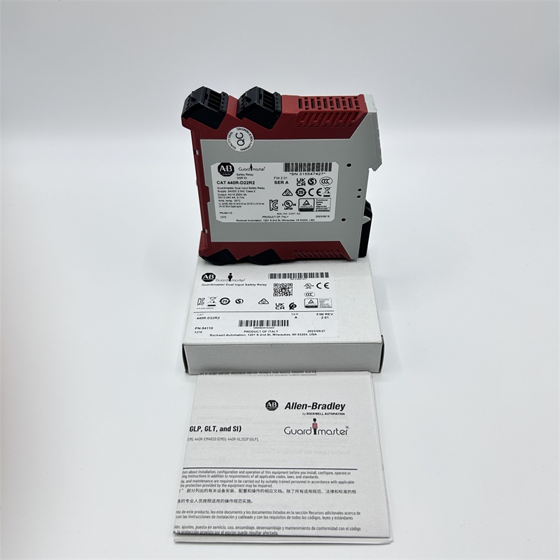 Allen Bradley 440RD22R2 Guardmaster Dual Input Safety Relay